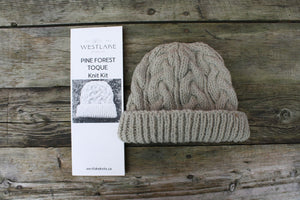 Pine Forest Toque Kit featuring Topsy Farms Yarn