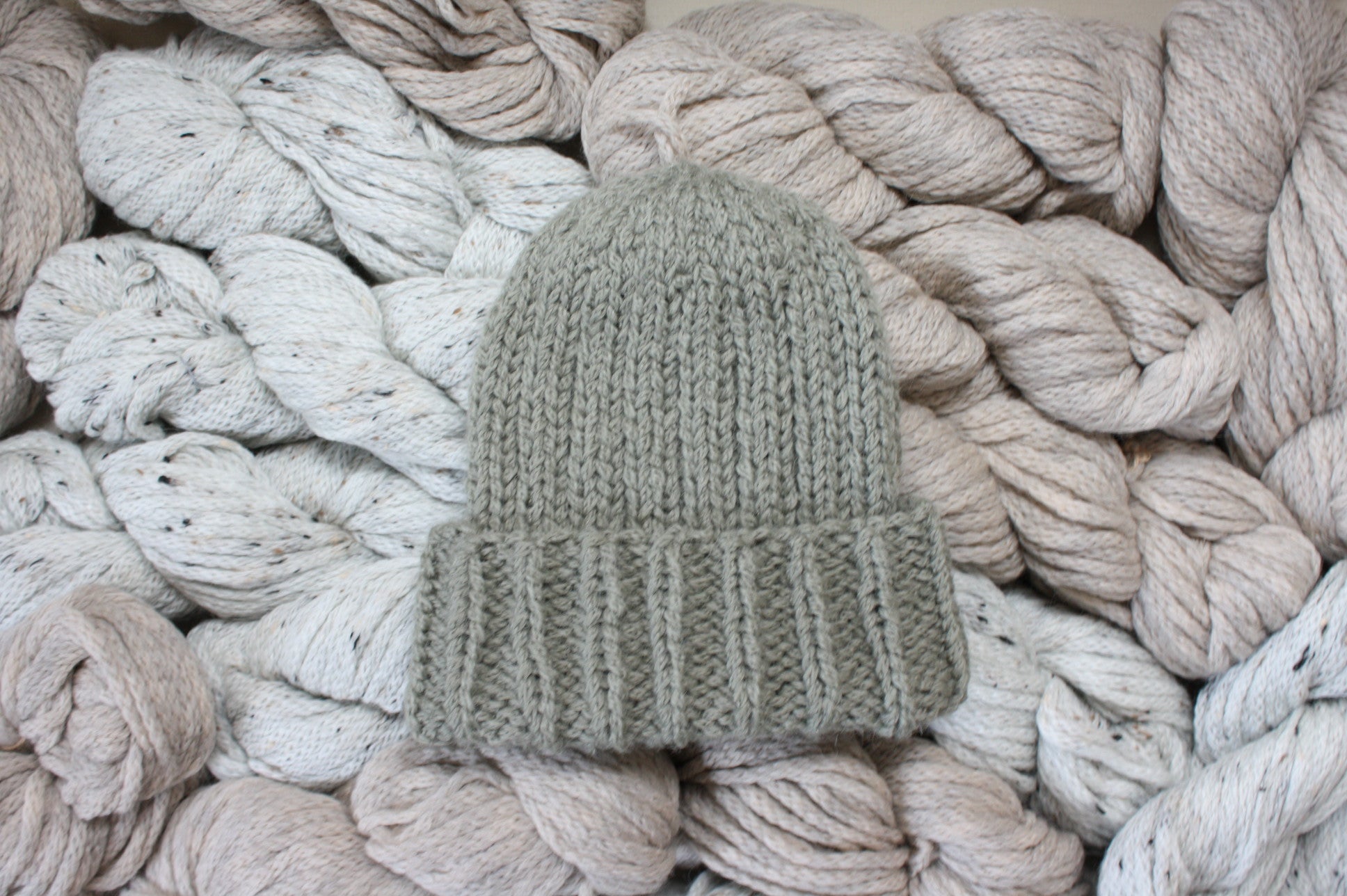 Quarry Toque, Hand Knit in Alpaca Merino Wool, soft and lightweight fall accessory