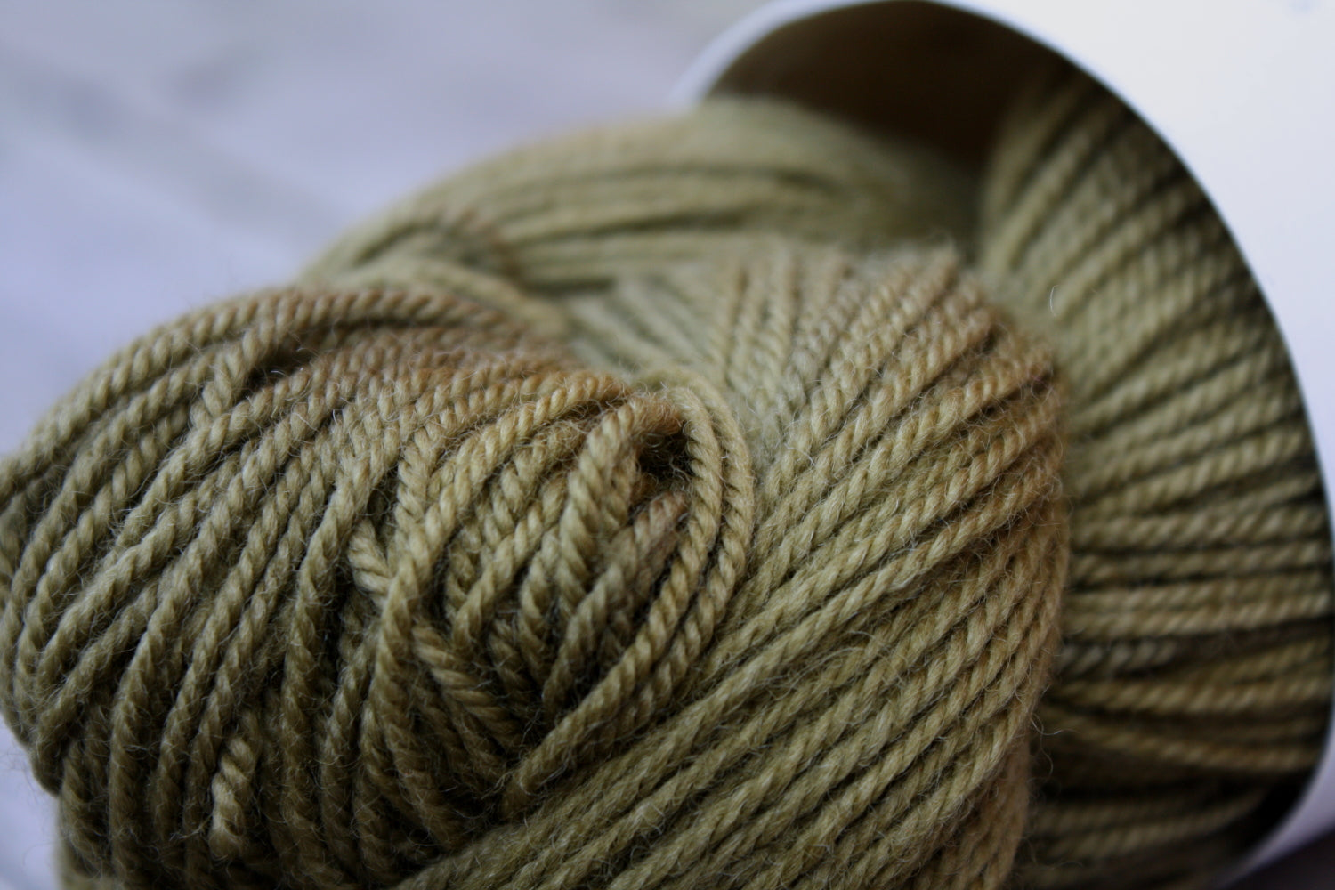 Woodland Merino Wool Yarn in Olive