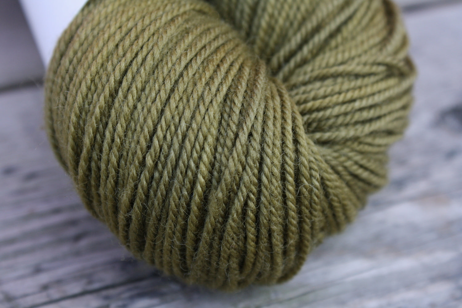 Woodland Merino Wool Yarn in Olive