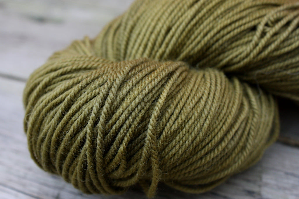 Woodland Merino Wool Yarn in Olive