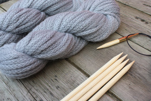 Quarry Toque Knitting Kit, ultrasoft baby alpaca Merino wool blend