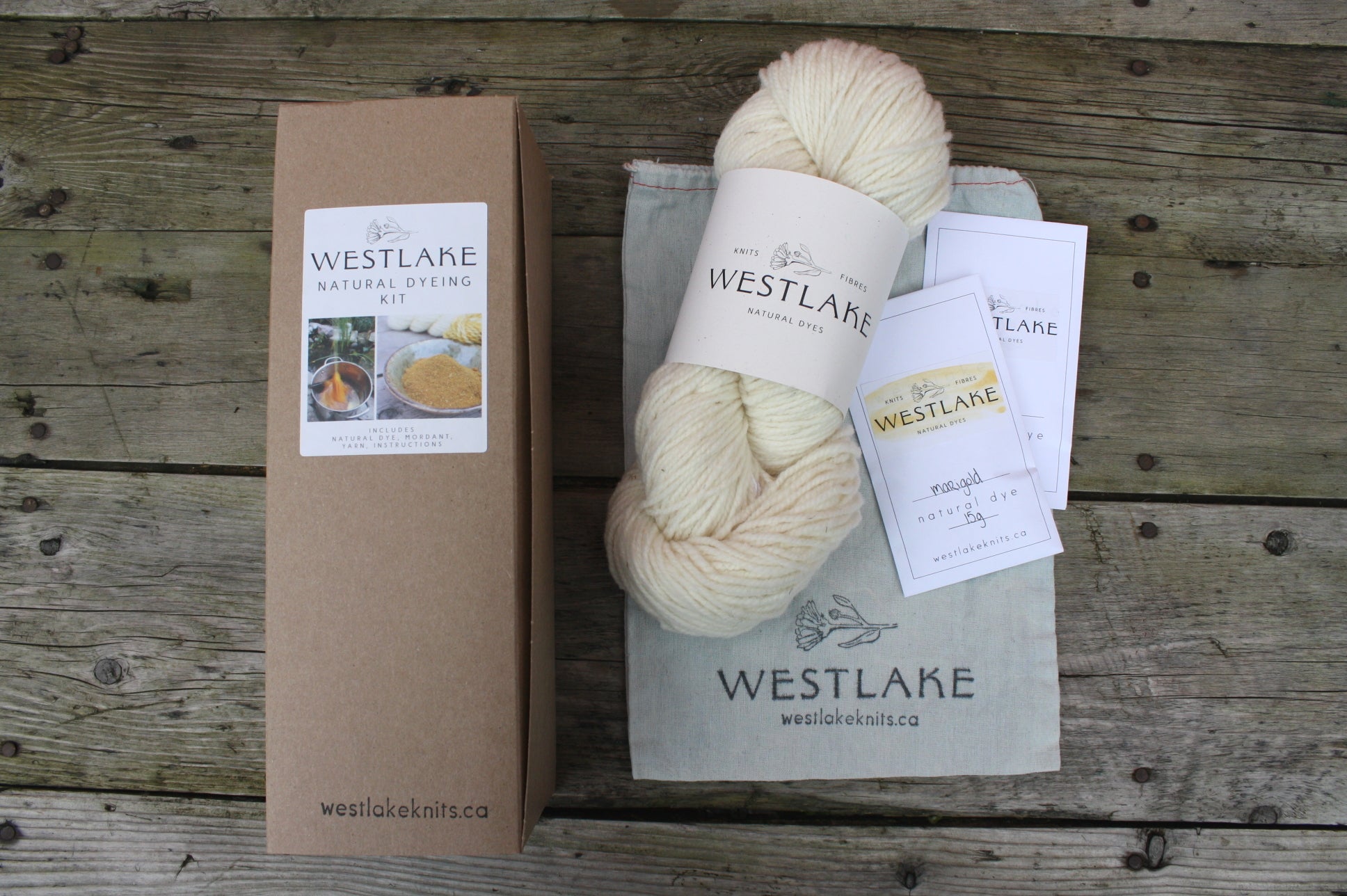 Westlake Natural Dyeing Kit, dye yarn with plant based colour