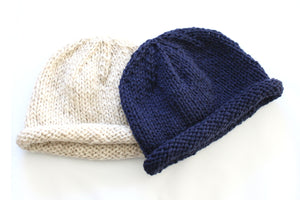 Fisherman Beanie, lightweight hand knit toque, made in Toronto