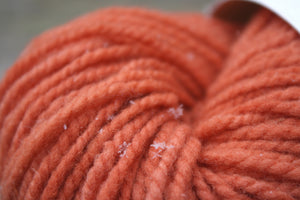 Thicket Canadian Raised Wool Yarn in Rust Red