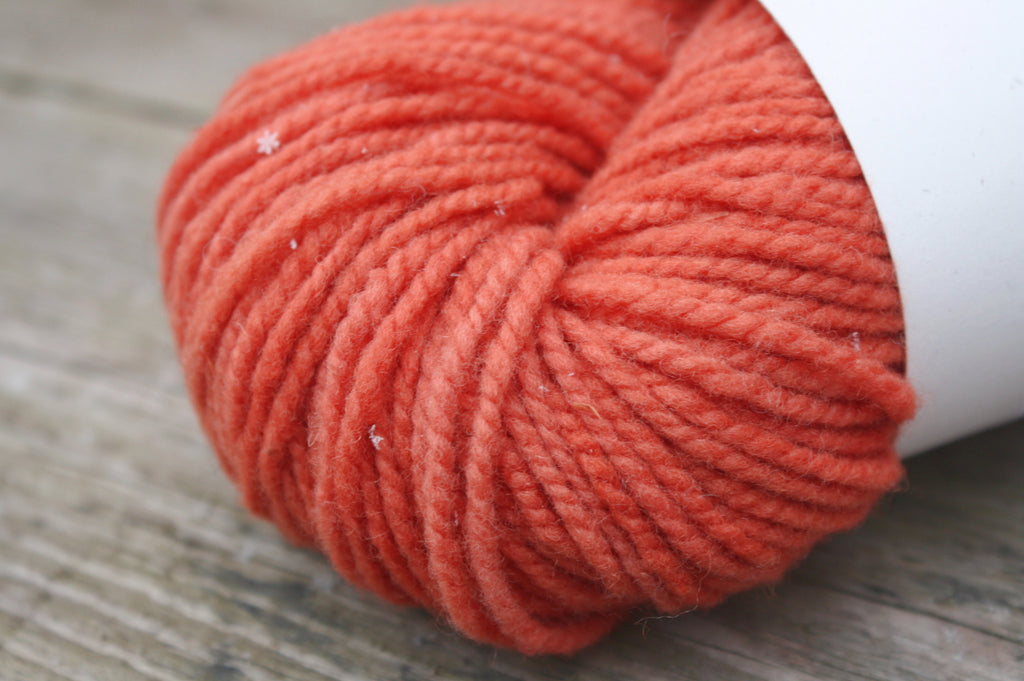 Thicket Canadian Raised Wool Yarn in Rust Red