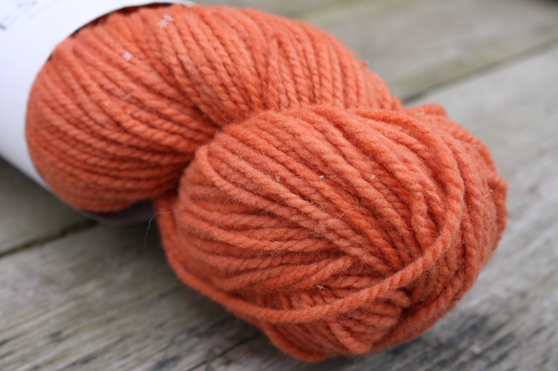 Thicket Canadian Raised Wool Yarn in Rust Red