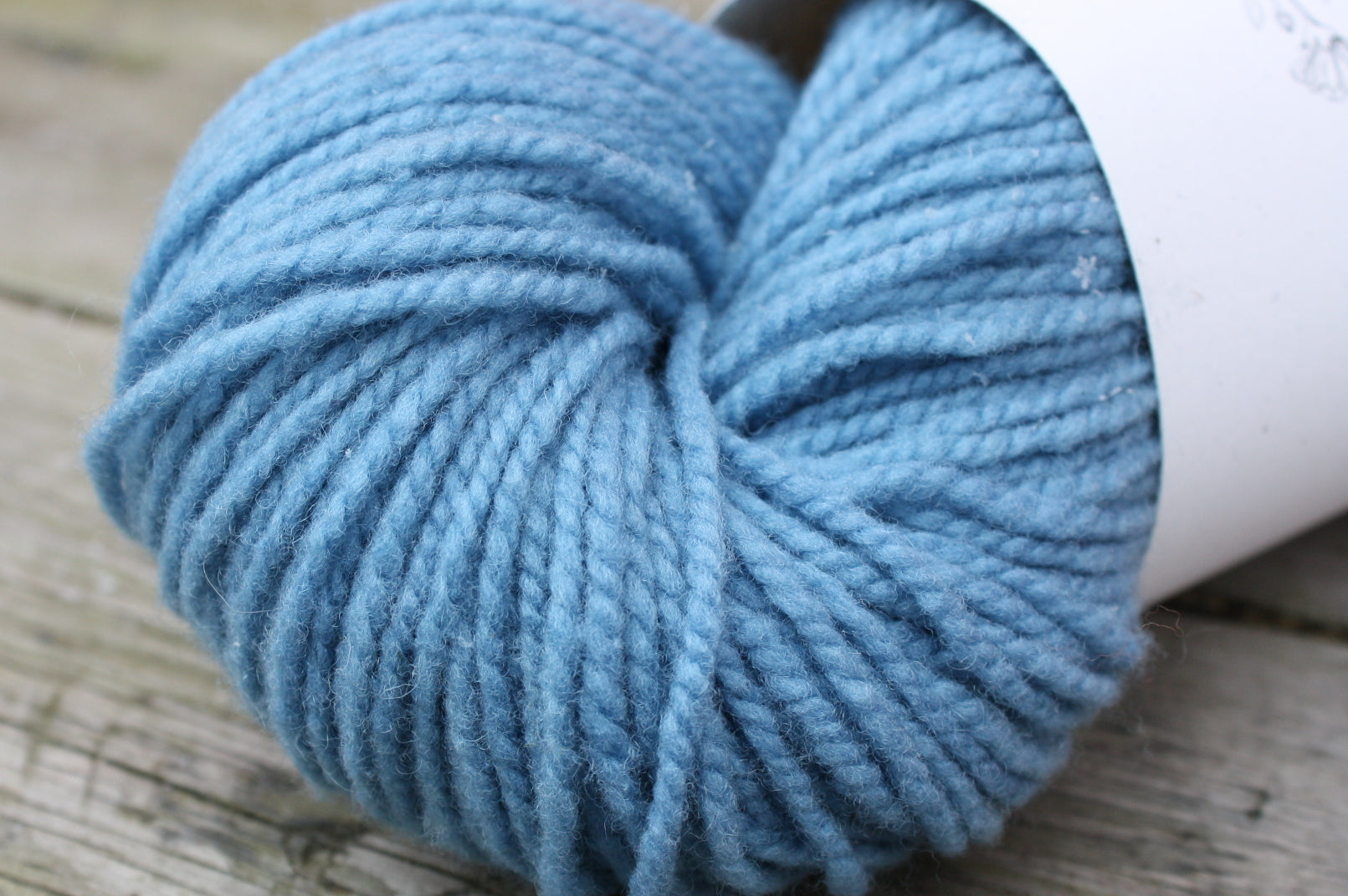 Indigo Blue Canadian Raised Wool, Thicket Yarn Collection