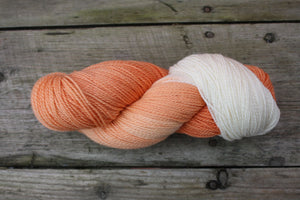 Creamsicle/ Woodland Merino Wool, Fingering
