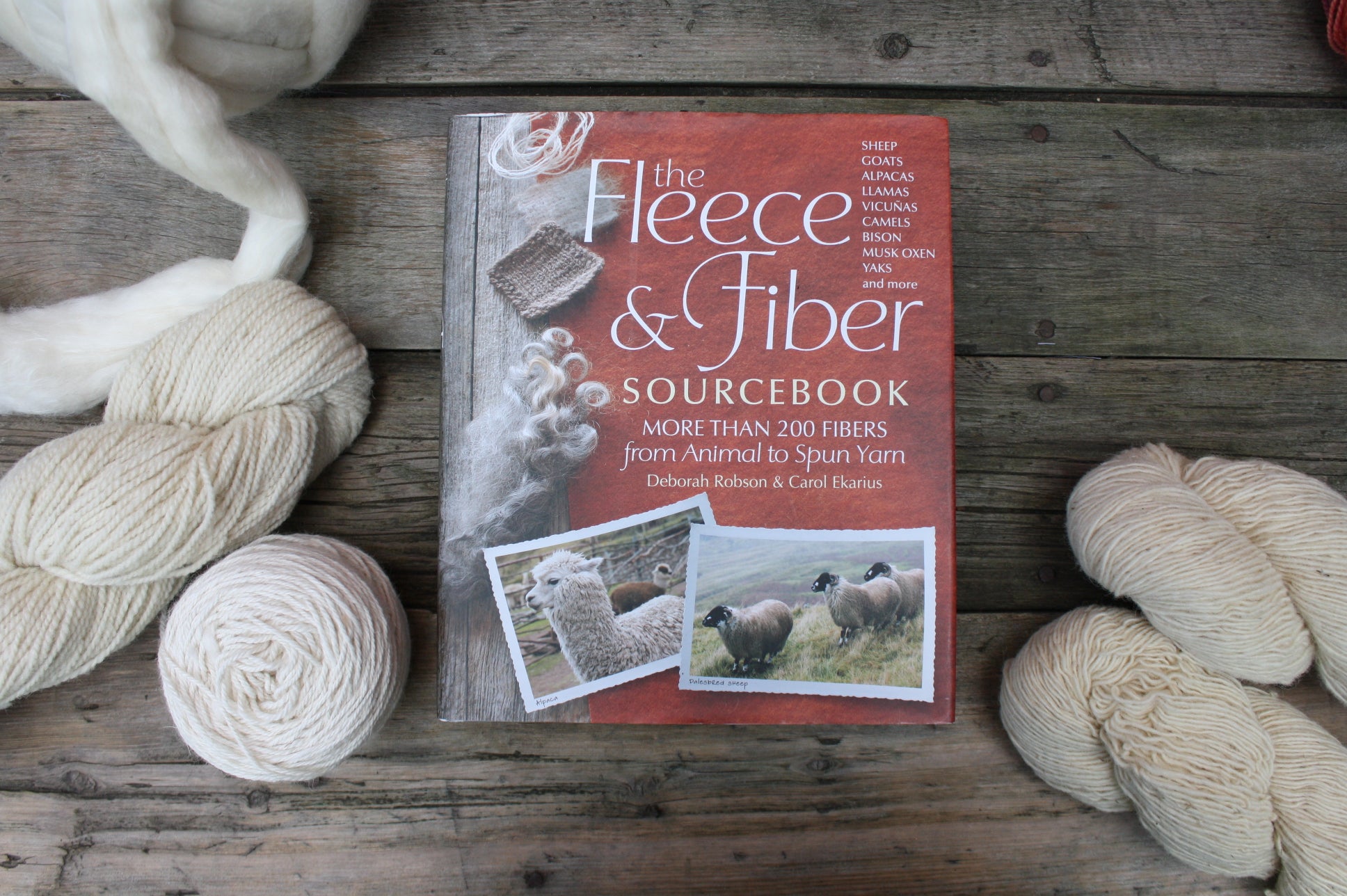 The Fleece & Fiber Sourcebook by Deborah Robson and Carol Ekarius