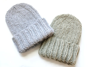 Quarry Toque, Hand Knit in Alpaca Merino Wool, soft and lightweight fall accessory