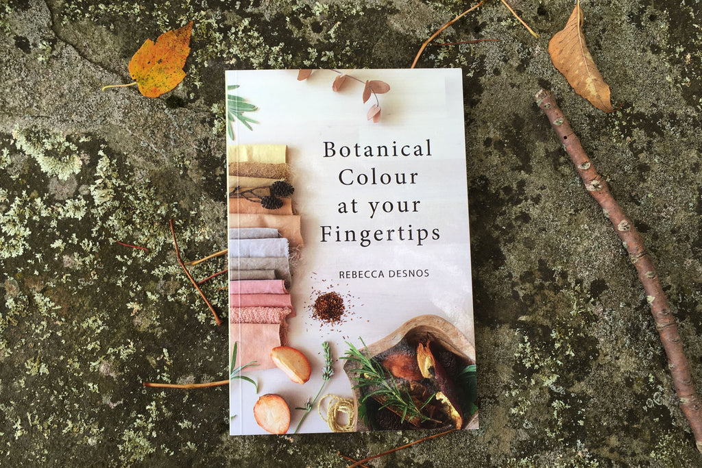Botanical Colour At My Fingertips by Rebecca Desnos, natural dyeing resource book